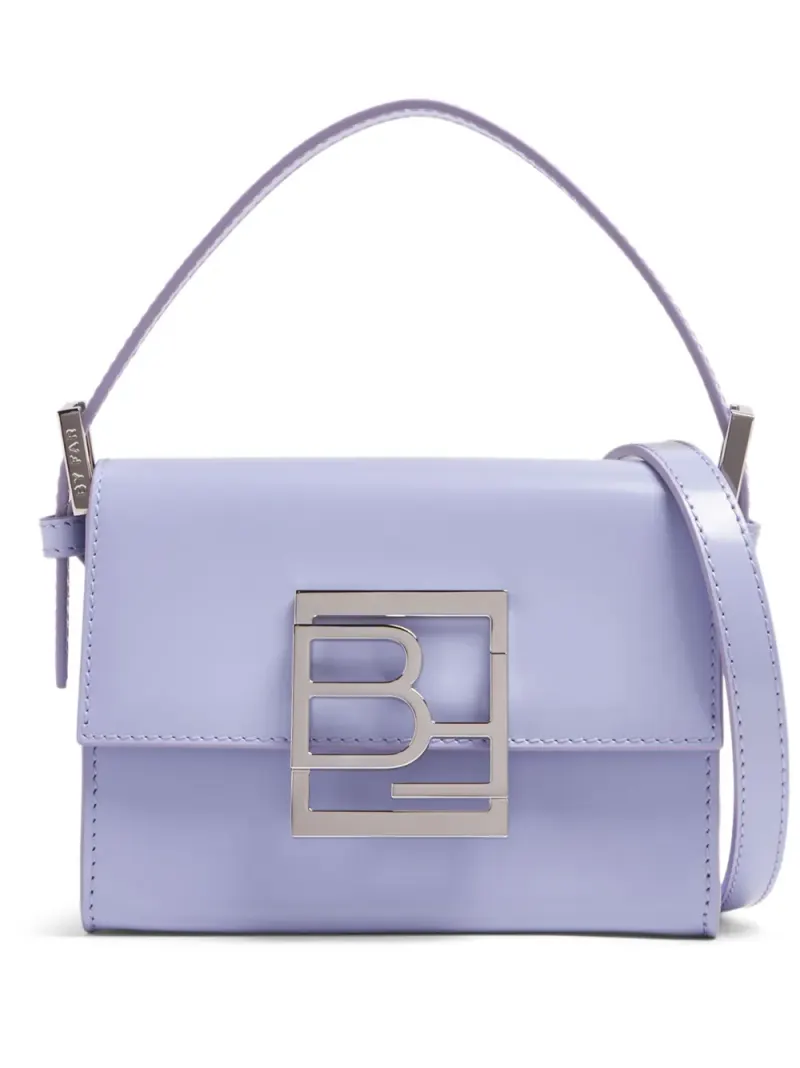 By Far Schultertasche mit Logo-Schild in Blau