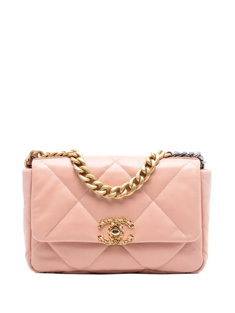 Chanel 19 Flap Satchel-Tasche in Rosa – Pre-owned Taschen
