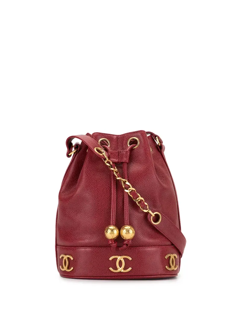 Chanel 1992s Beuteltasche in Rot