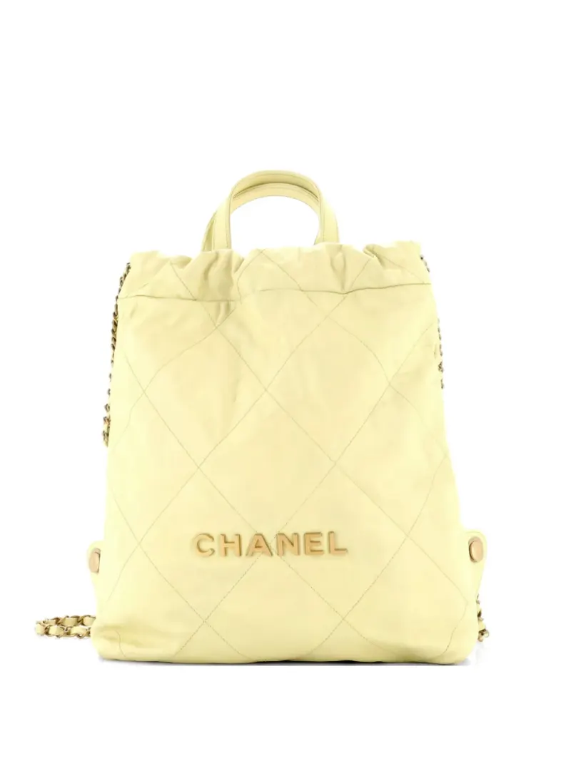 Chanel 22 Chain in Gelb – Pre-owned Taschen