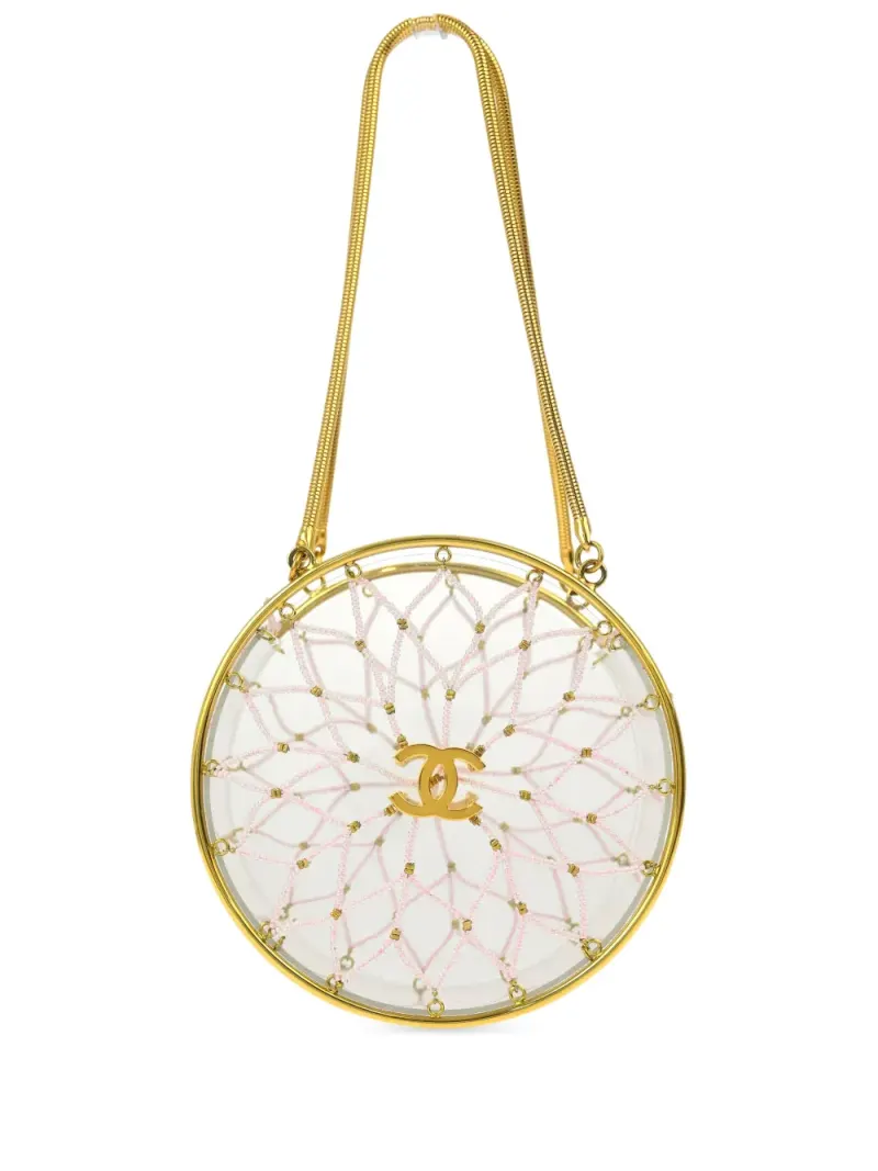 Chanel 1990-2000 Basket Handtasche in Rosa