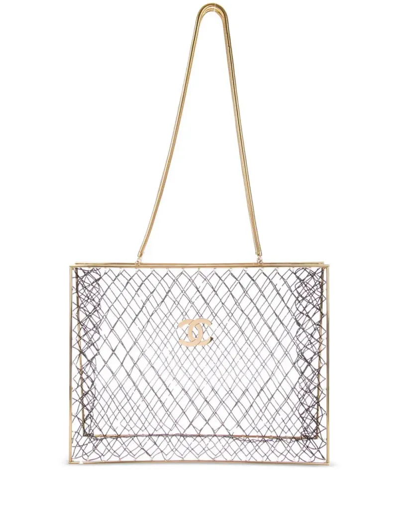 Chanel 1997 Cage Handtasche in Gold