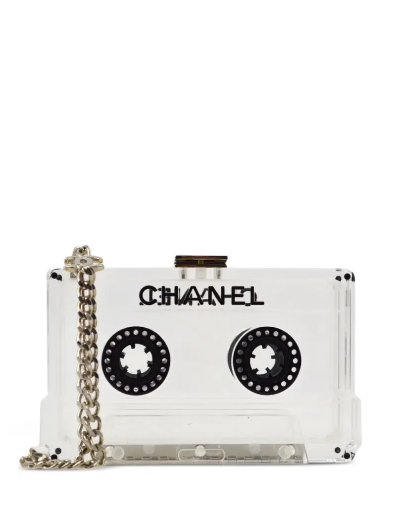 Chanel 2004 Cassette Clutch in Nude