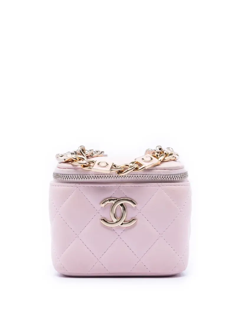 Chanel CC Coco in Rosa Lammleder-Leder – Pre-owned Taschen