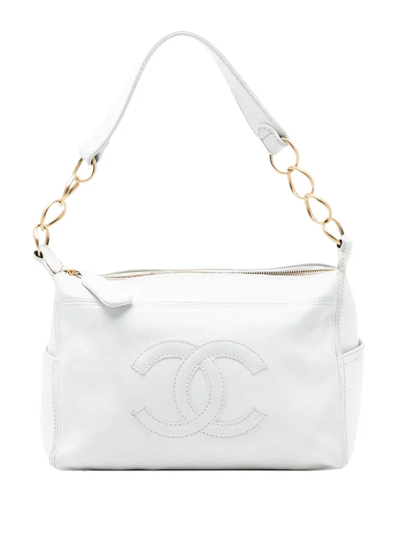 Chanel CC in Weiß – Pre-owned Taschen