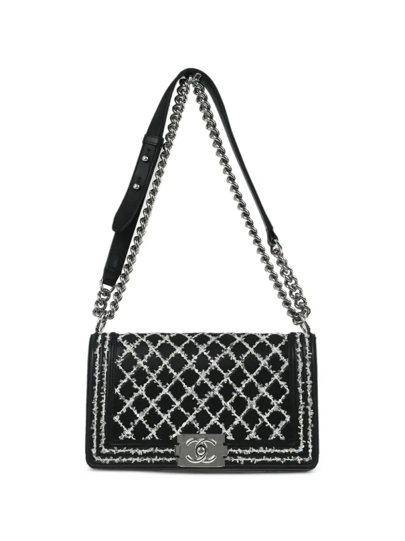 Chanel Chain in Schwarz – Pre-owned Taschen