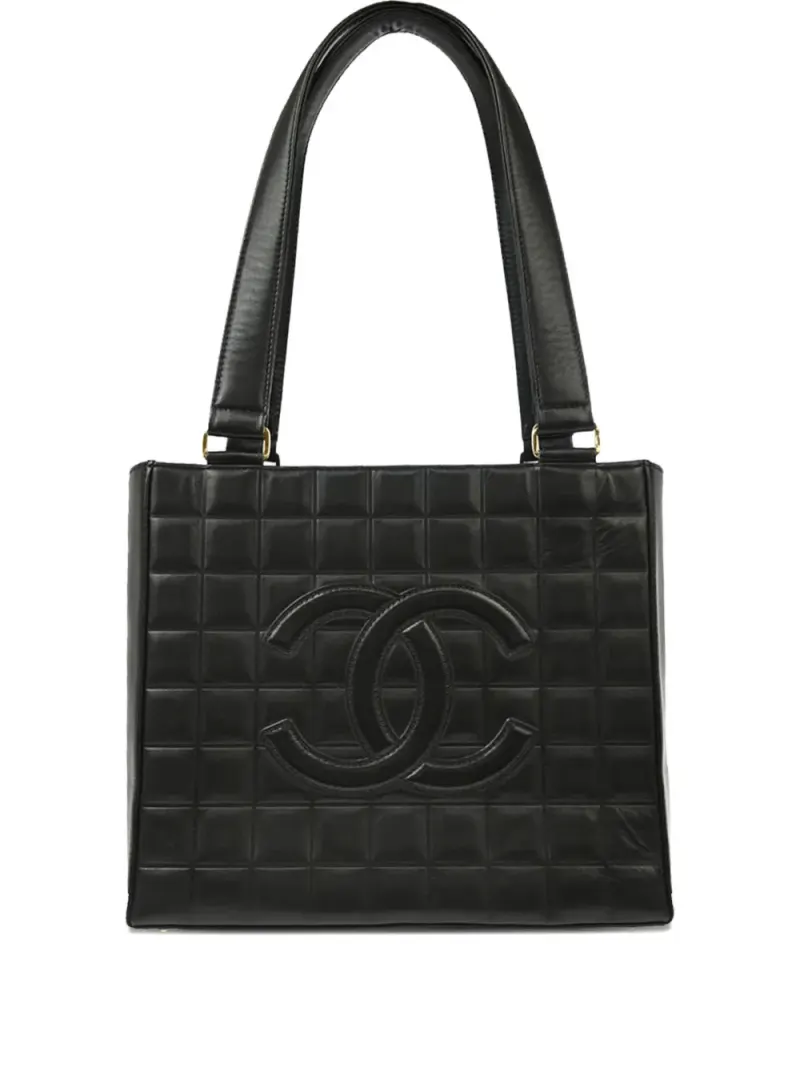Chanel Choco Bar in Schwarz – Pre-owned Taschen