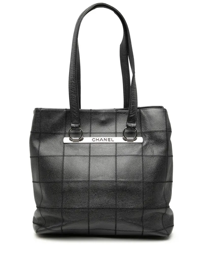 Chanel Choco Bar in Schwarz – Pre-owned Taschen