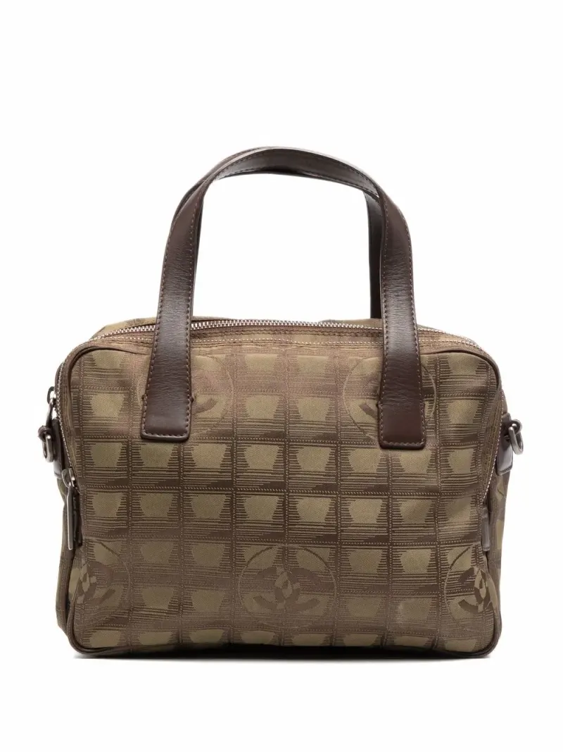 Chanel Chocolate Bar in Grün – Pre-owned Taschen