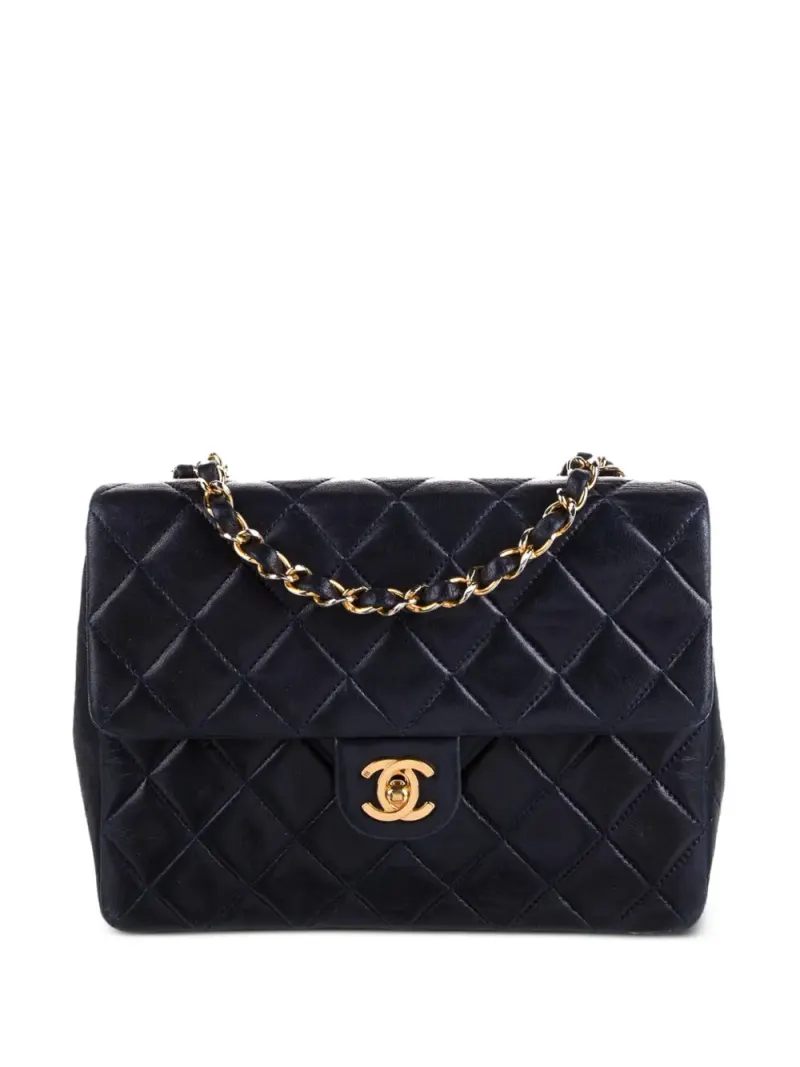 Chanel 1990 pre-owned Classic Flap Schultertasche in Blau
