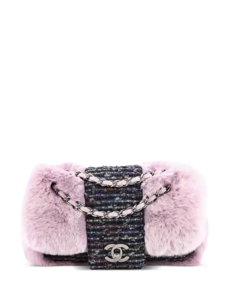 Chanel 2005 Classic Flap Schultertasche in Rosa