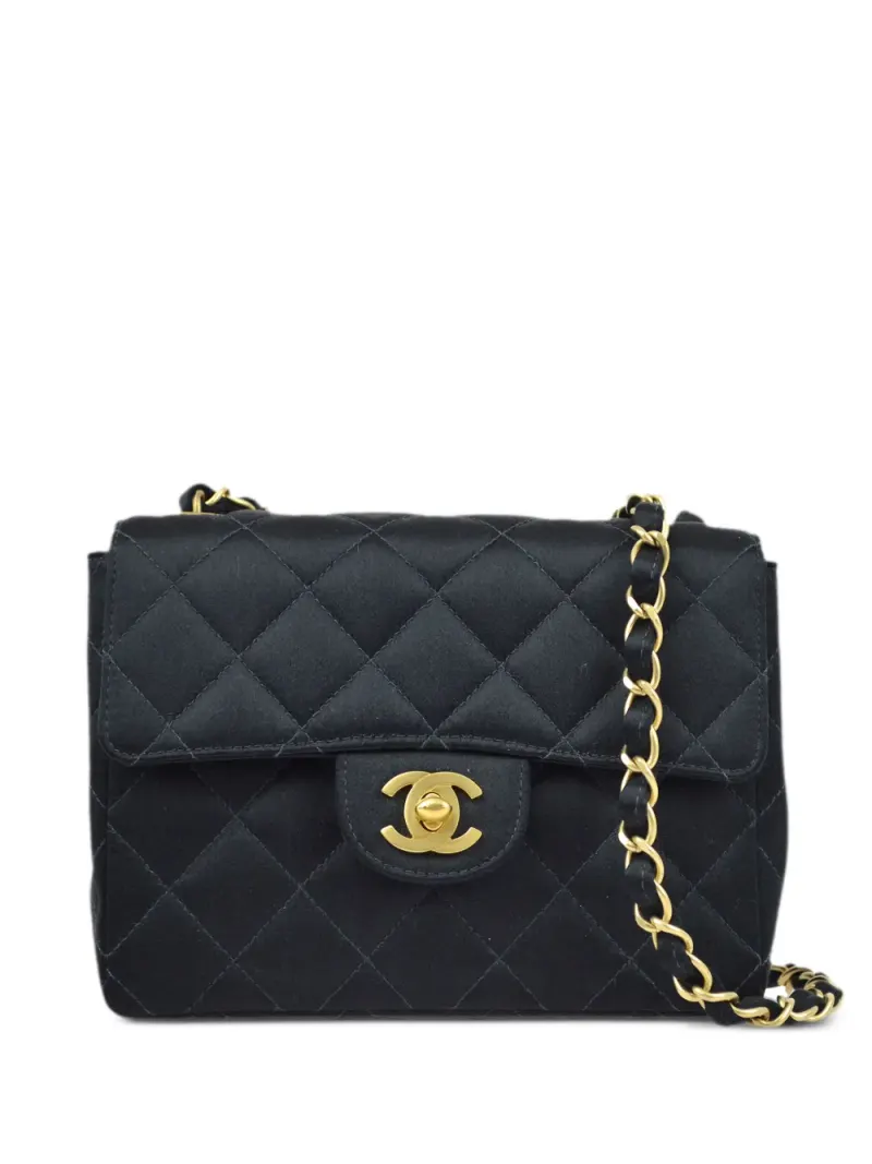 Chanel 2000 Mini Classic Flap Schultertasche Mini in Schwarz