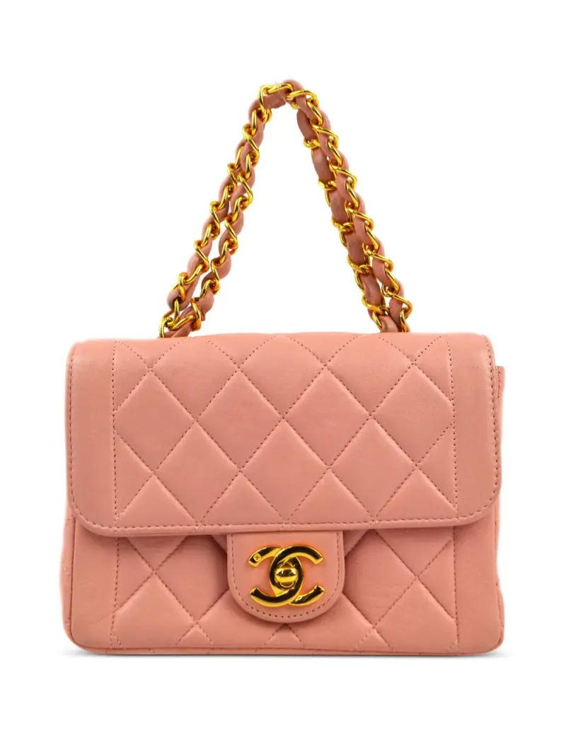 Chanel 1997 Classic Flap Tote Bag in Rosa