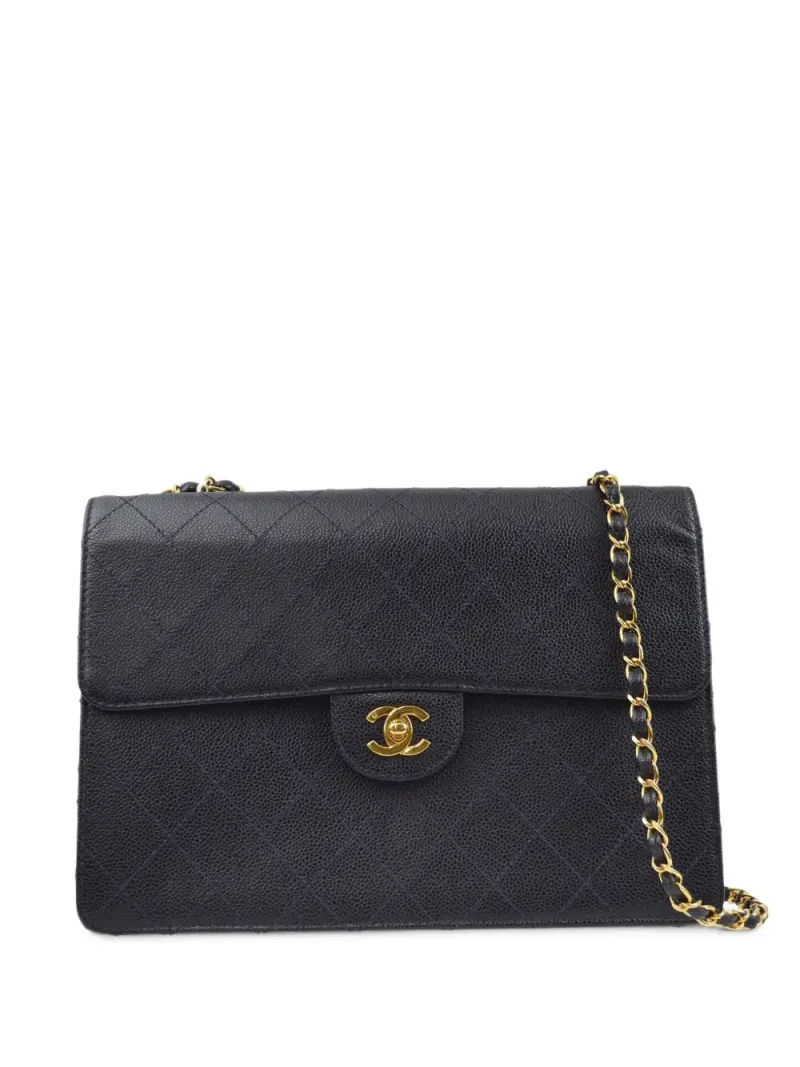 Chanel 1998 pre-owned Classic Flap Schultertasche in Schwarz