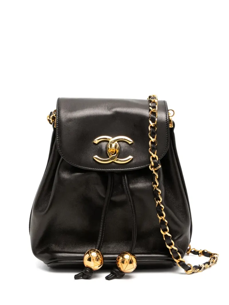 Chanel 1994 Classic Flap Umhängetasche in Schwarz