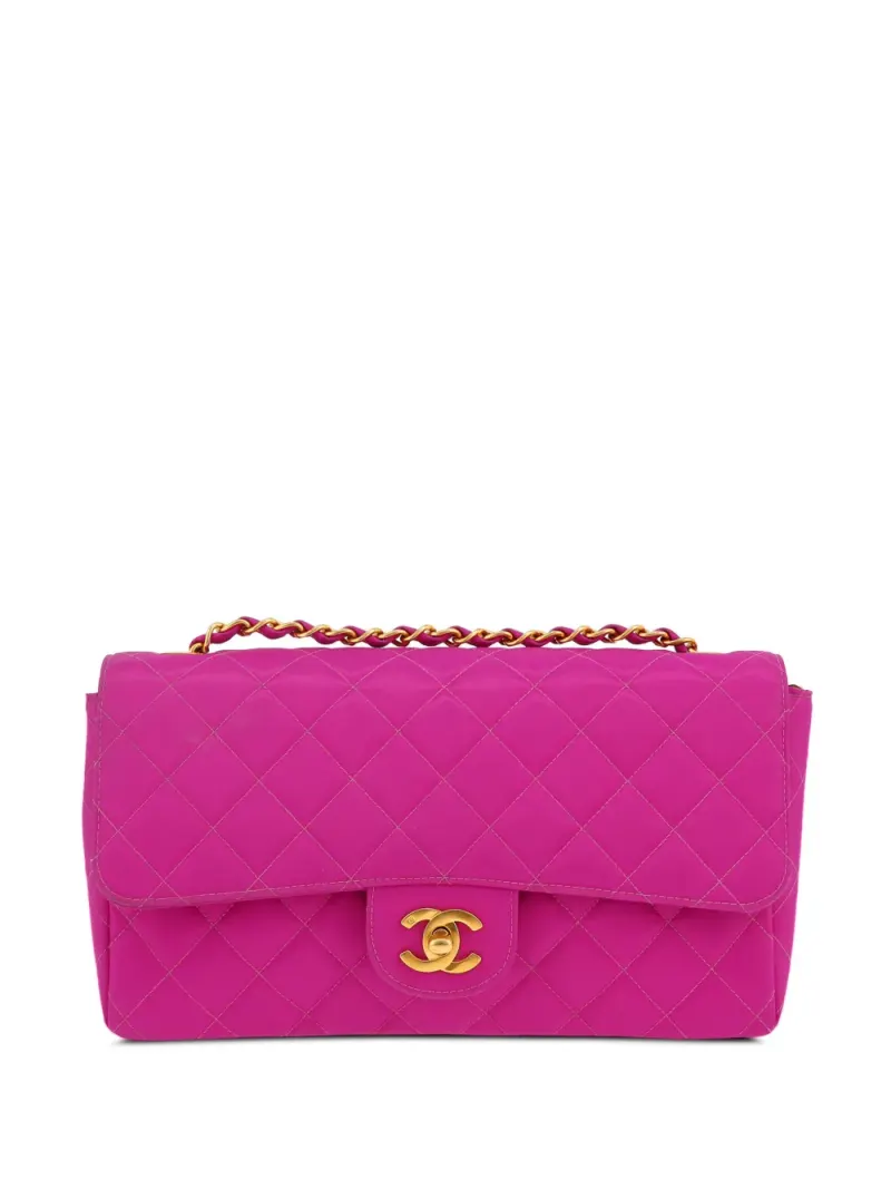 Chanel 1996 Classic Flap Schultertasche in Rosa
