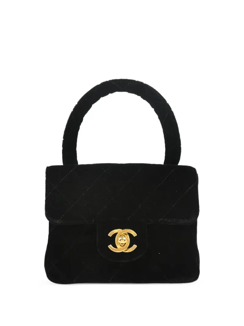 Chanel 1995 Classic Flap Handtasche in Schwarz