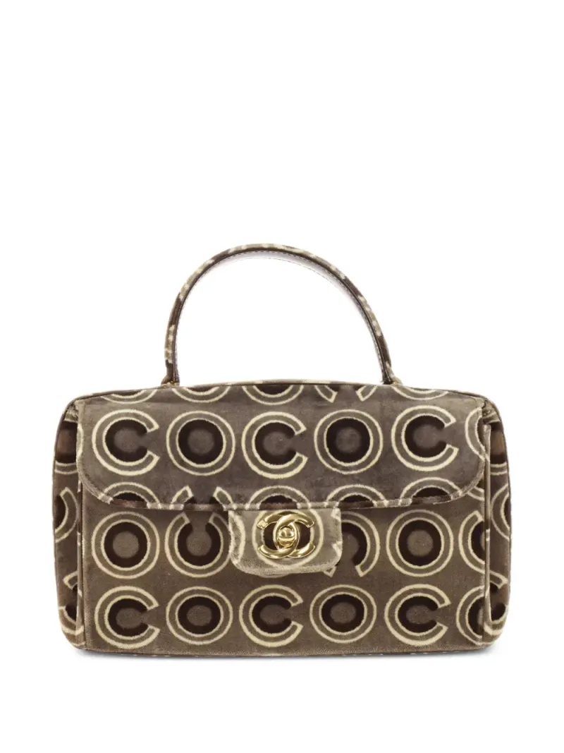 Chanel 2002 Coco Handtasche in Grau