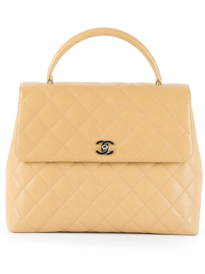Chanel Gesteppte Handtasche in Nude