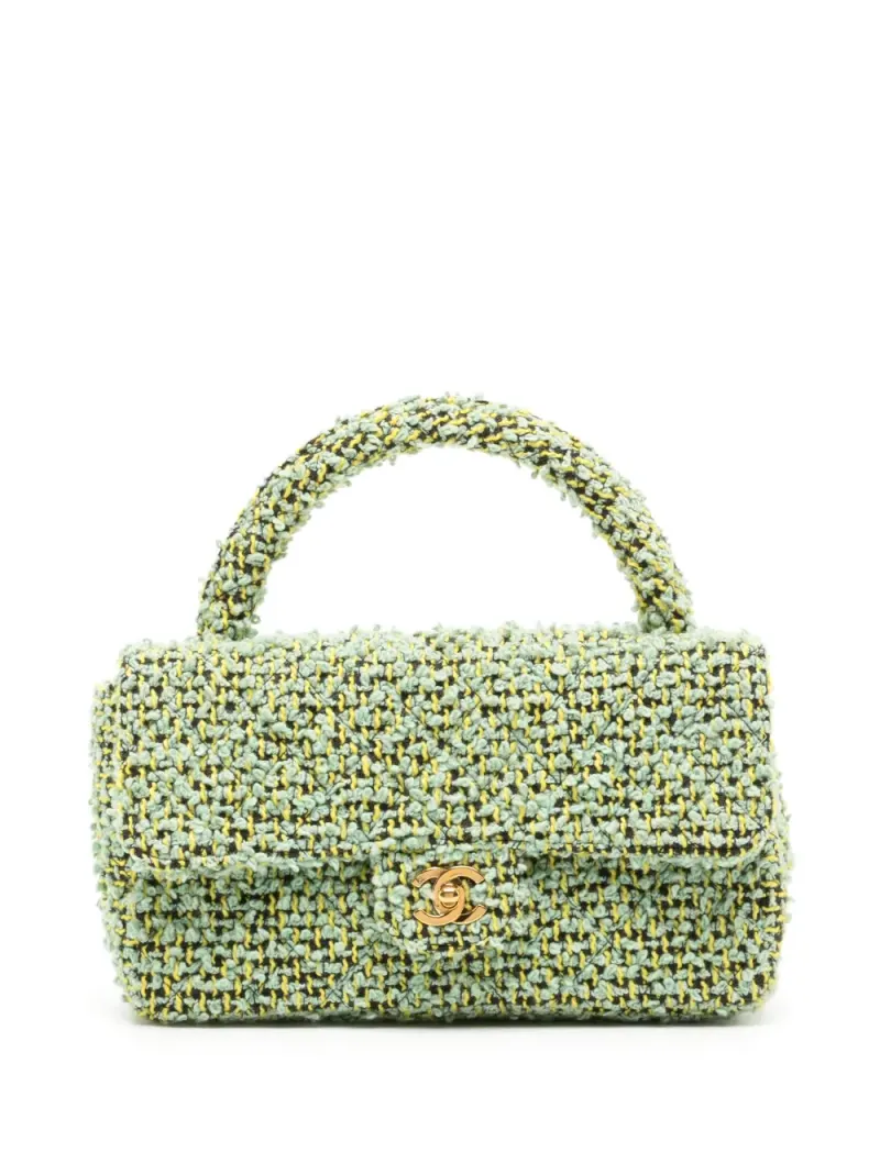 Chanel 1992 Gürteltasche mit CC-Drehverschluss in Grün