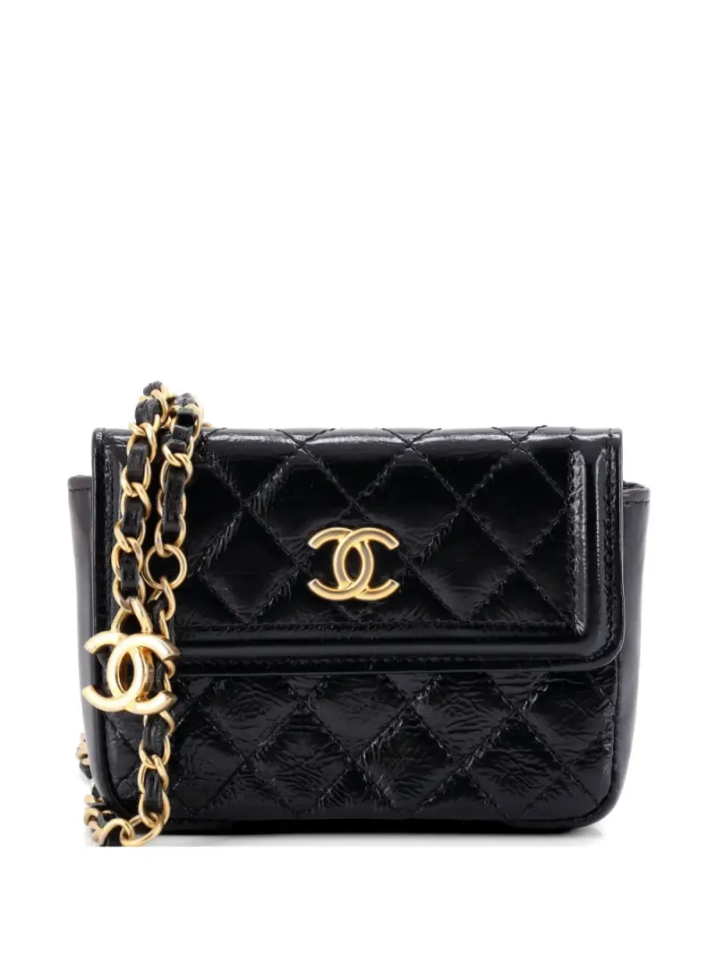 Chanel Gürteltasche in Schwarz Kalbsleder-Leder – Pre-owned Taschen