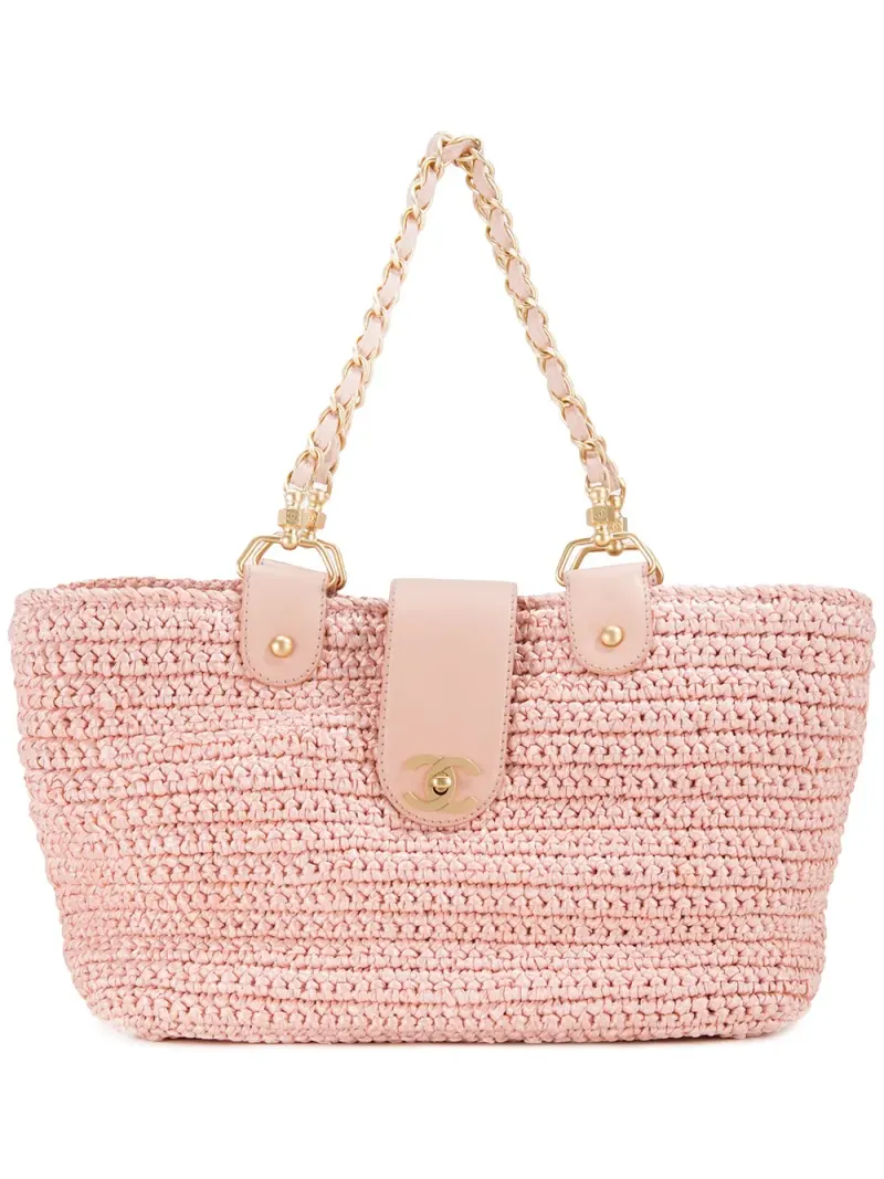 Chanel Handtasche mit CC-Logo in Rosa