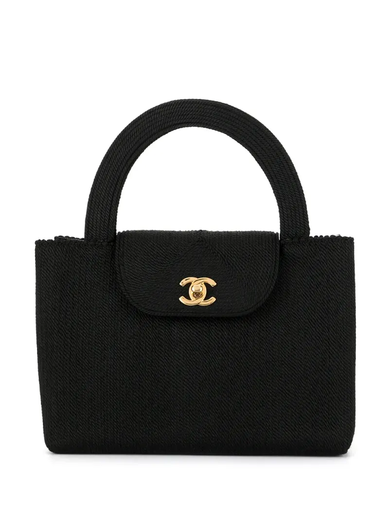 Chanel Handtasche mit CC-Logo in Schwarz