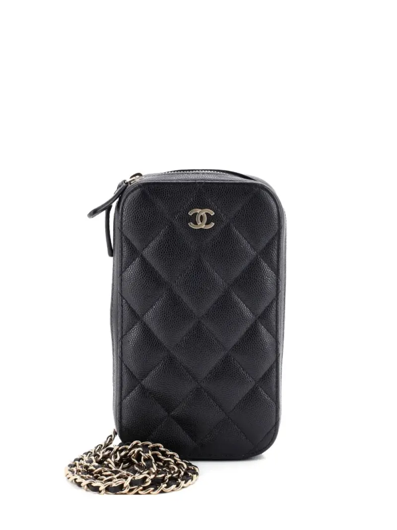 Chanel Handyhülle in Schwarz – Pre-owned Taschen