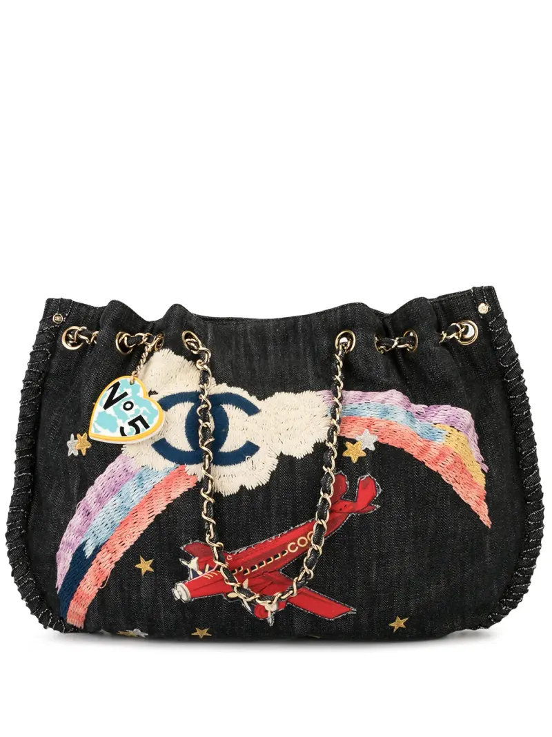 Chanel 'Jumbo XL' Handtasche Jumbo in Blau