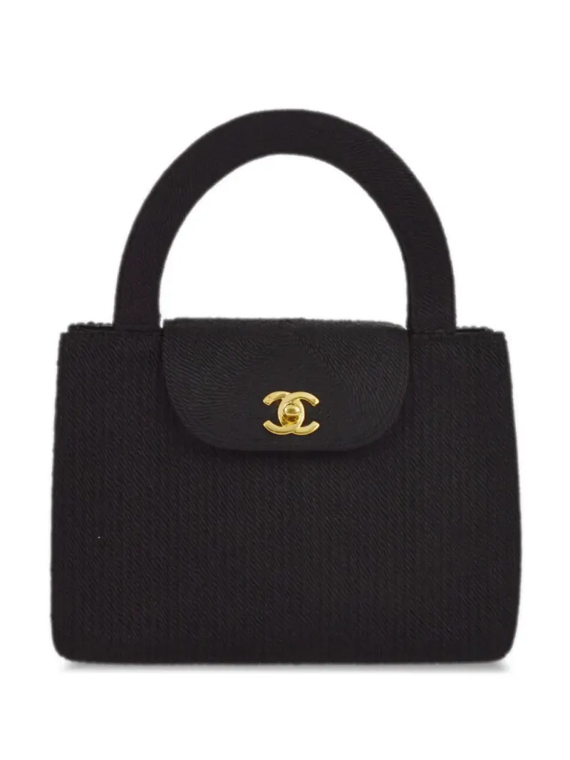 Chanel 1998 Kelly Handtasche in Schwarz
