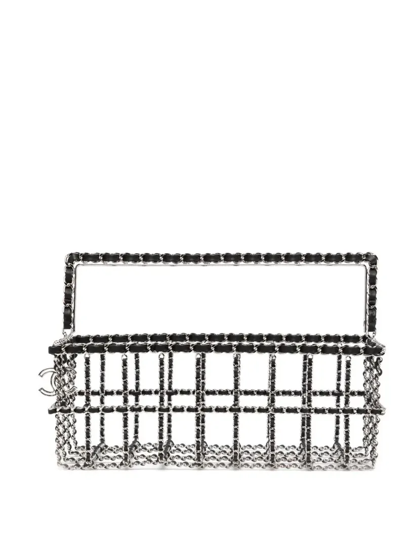 Chanel Korbtasche in Schwarz – Pre-owned Taschen