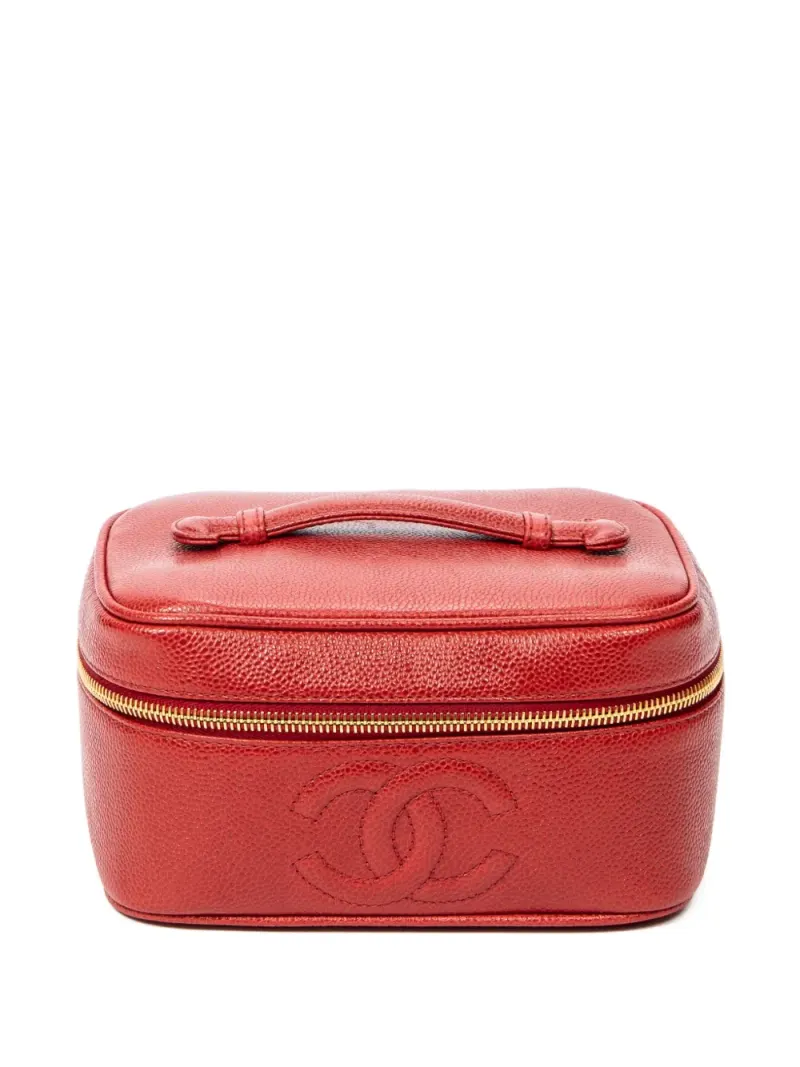 Chanel Kosmetikkoffer in Rot – Pre-owned Taschen