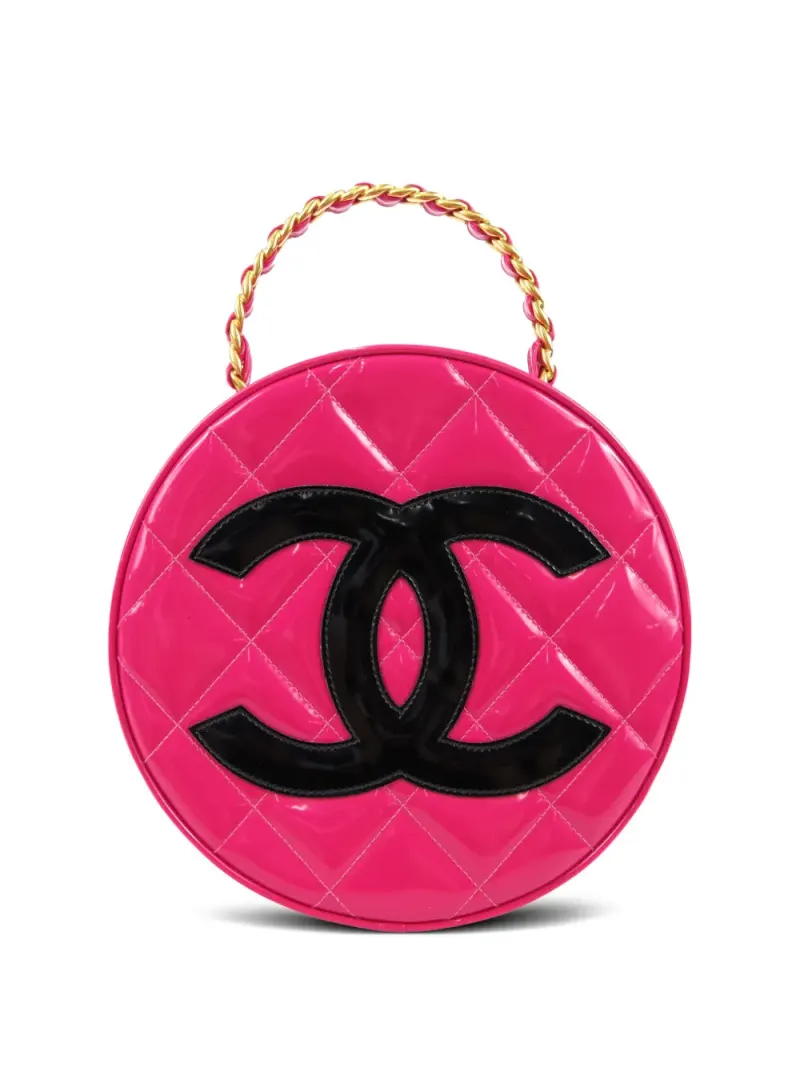 Chanel 1995 Kosmetiktasche in Rosa