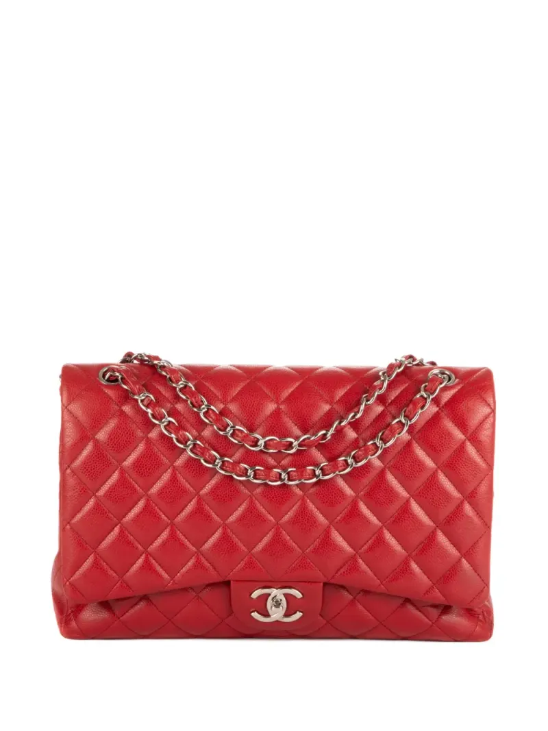 Chanel maxi Maxi in Rot – Pre-owned Taschen