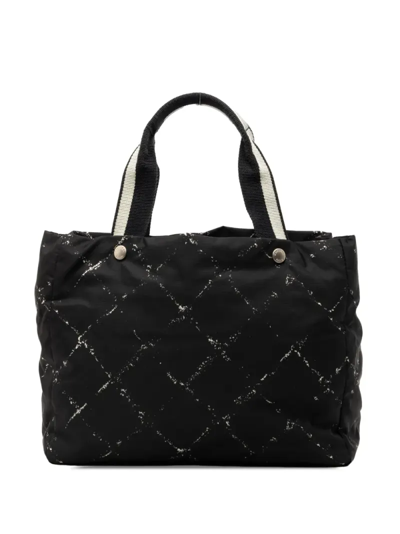Chanel Old Travel Line in Schwarz – Pre-owned Taschen