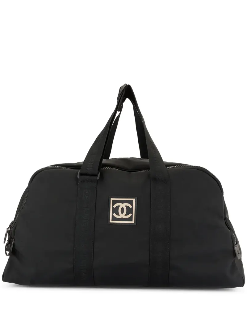 Chanel Sports Line Reisetasche mit CC in Schwarz