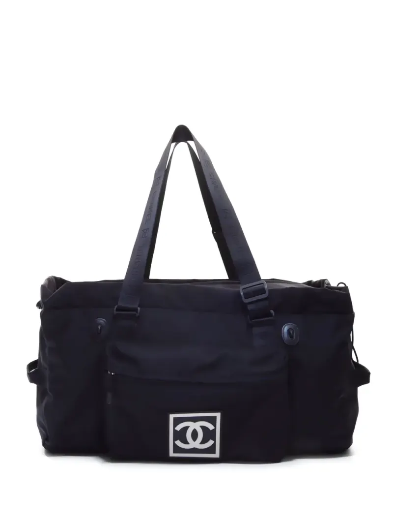 Chanel 2003-2004 Sports Line Reisetasche in Schwarz