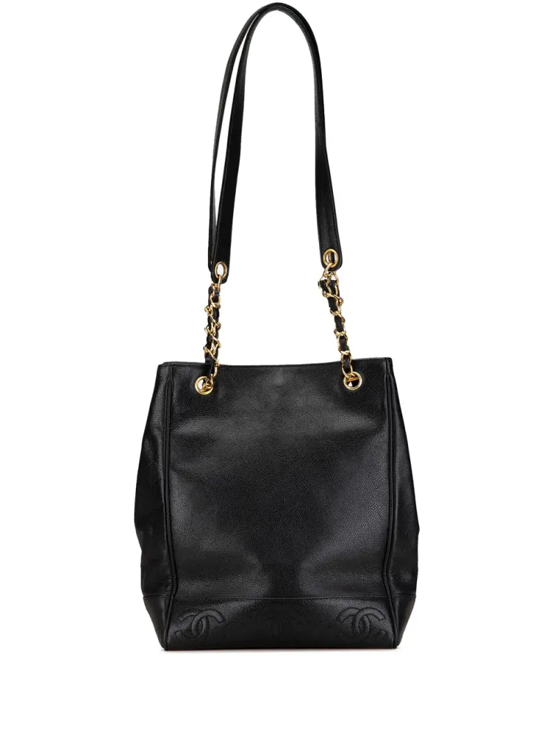 Chanel Triple CC in Schwarz – Pre-owned Taschen