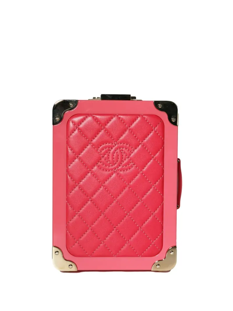 Chanel 2016 Trolley SS Schultertasche in Rosa