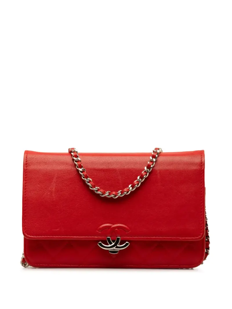 Chanel Wallet on Chain in Rot – Pre-owned Taschen