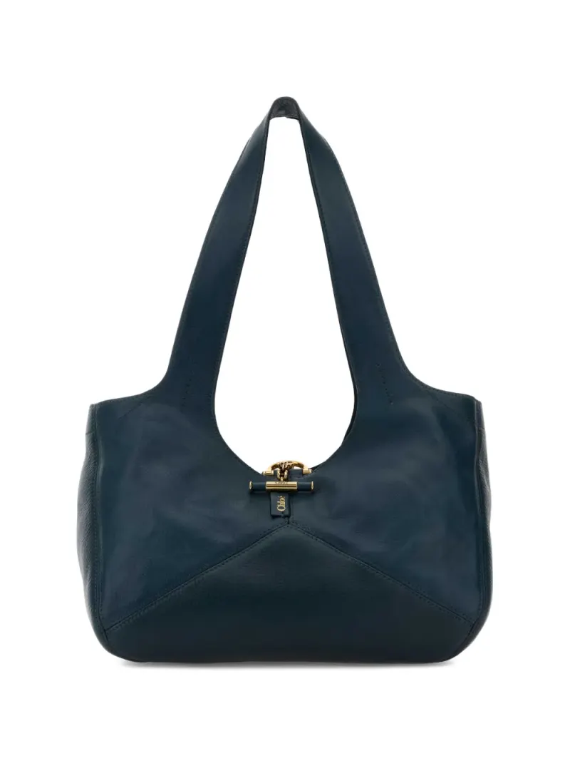 Chloé Balloon Schultertasche in Blau
