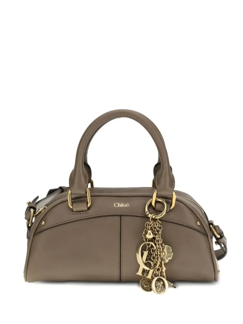 Chloé Kleiner Bowling Tote Bag in Nude