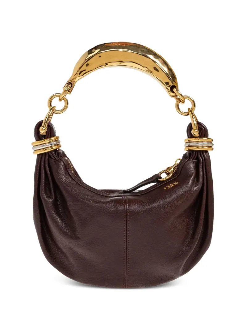 Chloé Mini Bracelet Schultertasche Mini in Braun