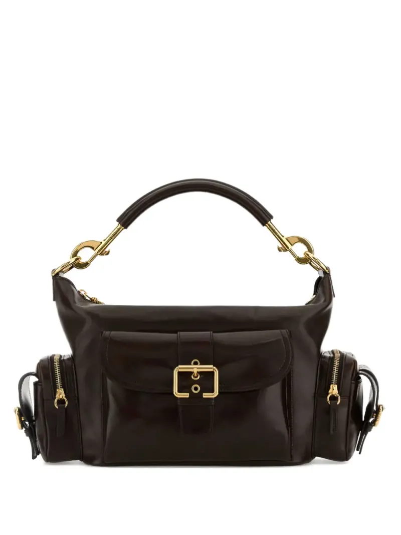 Chloé Camera Schultertasche in Braun