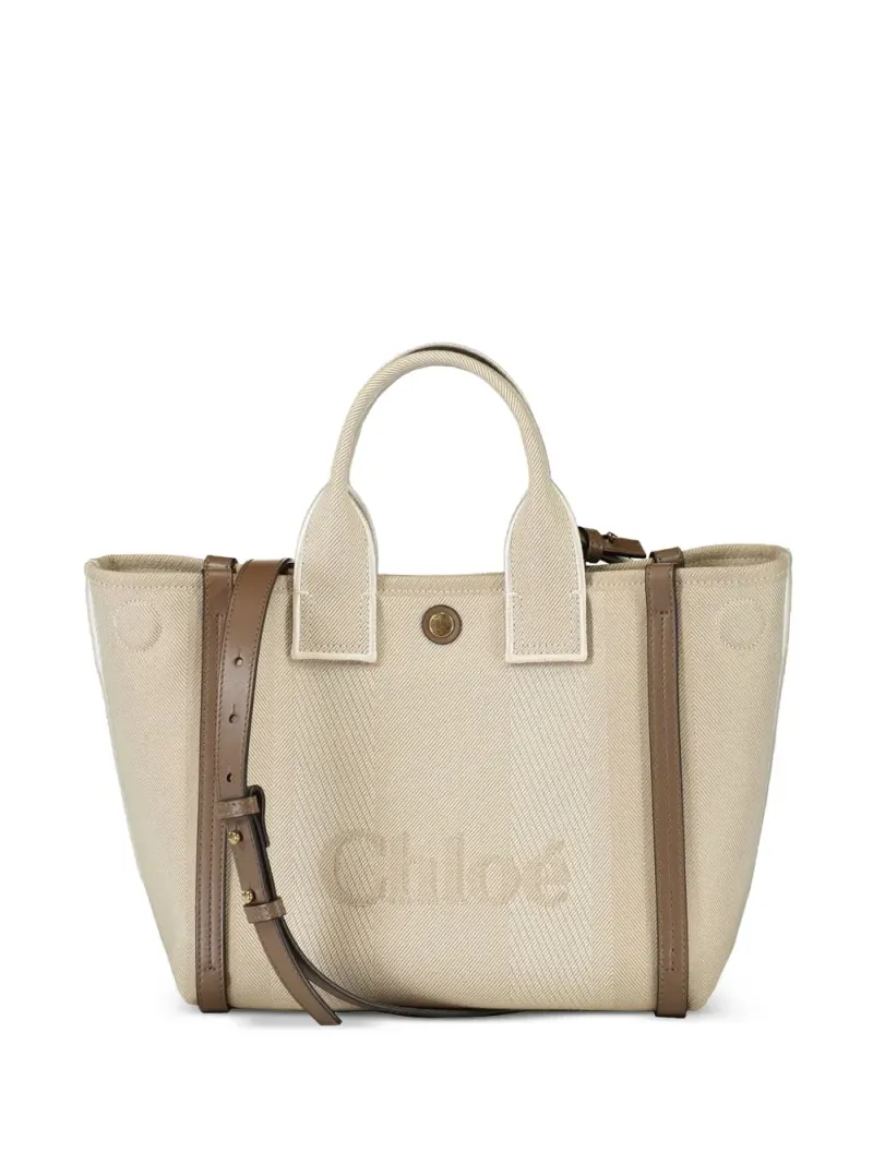 Chloé Carry Tote Bag in Nude