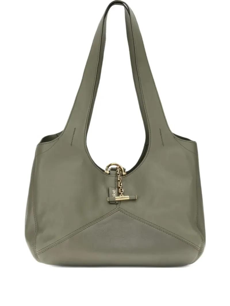 Chloé East-West Balloon Schultertasche in Grün
