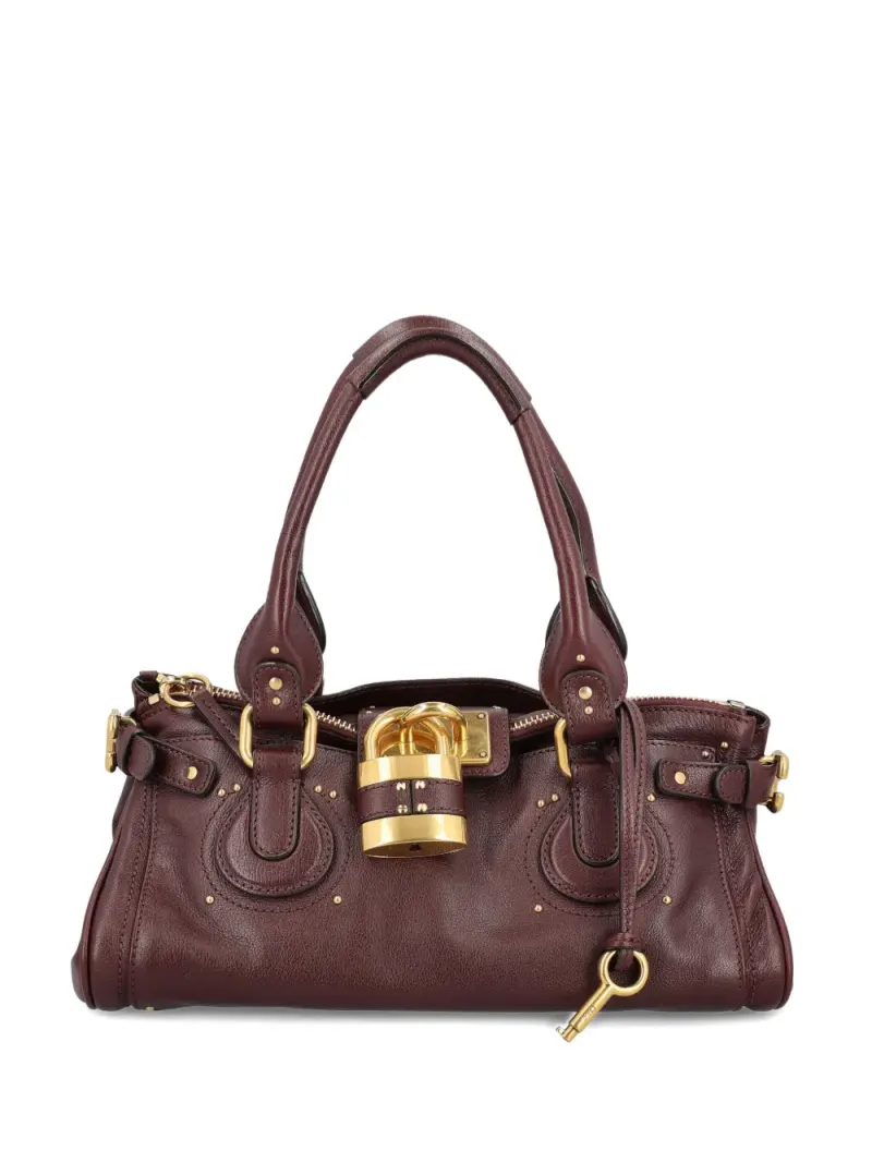 Chloé Handtasche mit Schloss in Braun