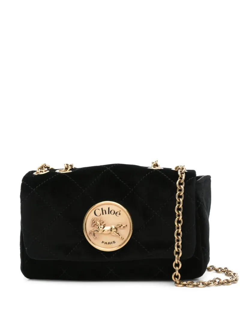 Chloé Heritage Umhängetasche in Schwarz