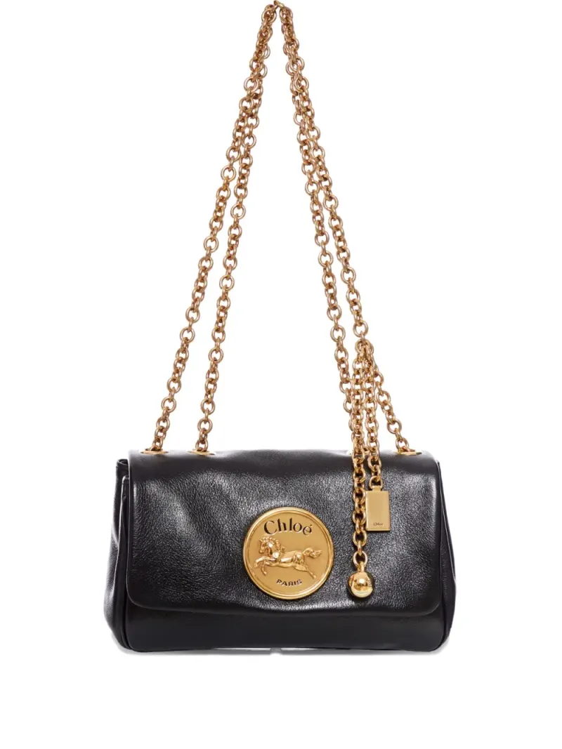 Chloé Heritage Schultertasche in Schwarz