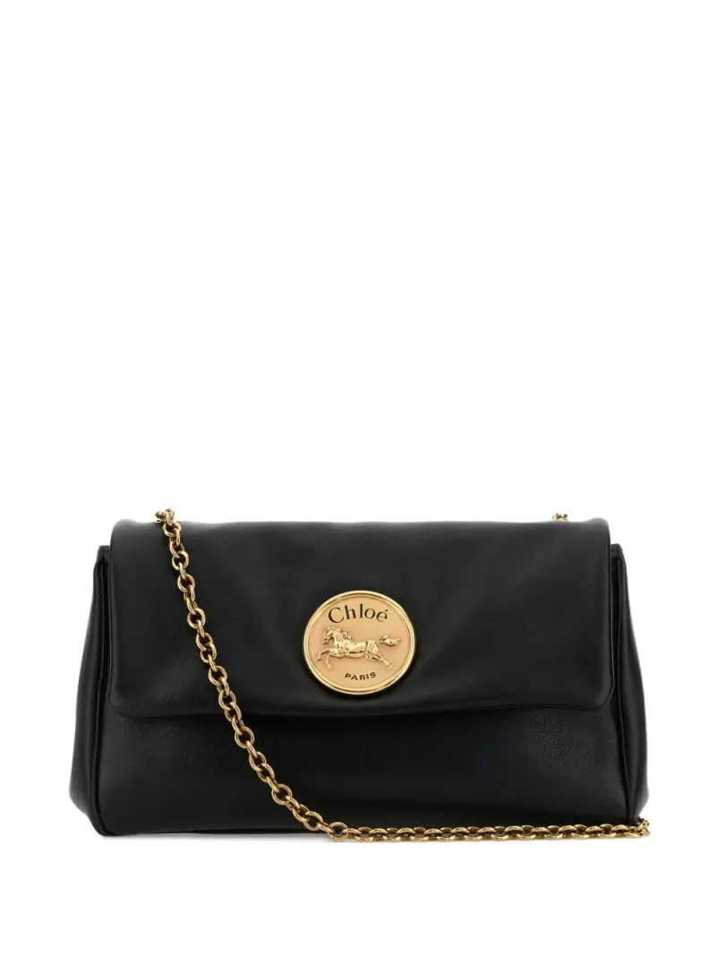 Chloé Heritage Schultertasche in Schwarz